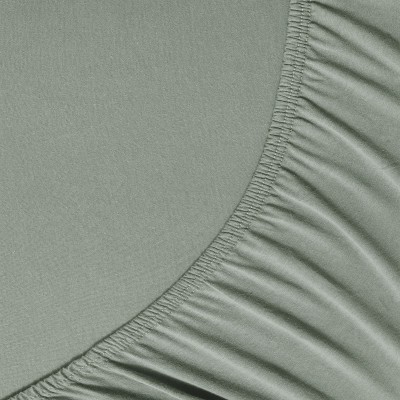 Σεντόνι με λάστιχο Jersey 120x200+40 Cool Khaki