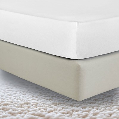 Σεντόνι με λάστιχο Jersey 100x200+40 Pure White