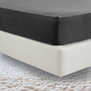 Σεντόνι με λάστιχο Jersey 180x200+40 Night Black