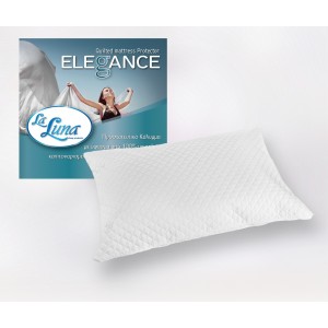 Προστατευτικό Κάλυμμα Μαξιλαριών Elegance Λευκό 50X80 Laluna