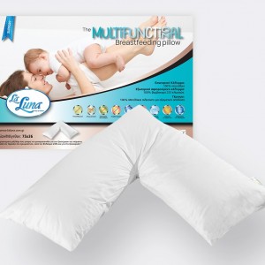Μαξιλάρι Εγκυμοσύνης Multifunctional Μέτριο Λευκό 75X36 Laluna