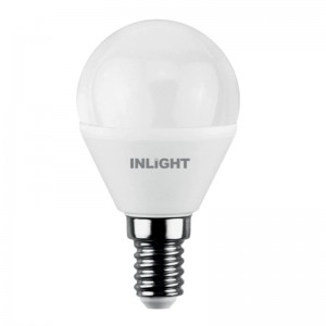 InLight E14 LED G45 8watt 4000K Φυσικό Λευκό (7.14.08.14.2)