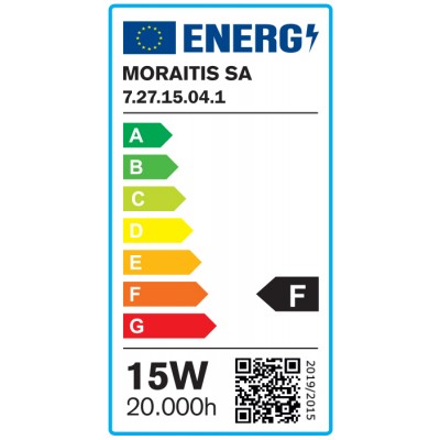 InLight E27 LED A60 15watt 3000Κ Θερμό Λευκό (7.27.15.04.1)