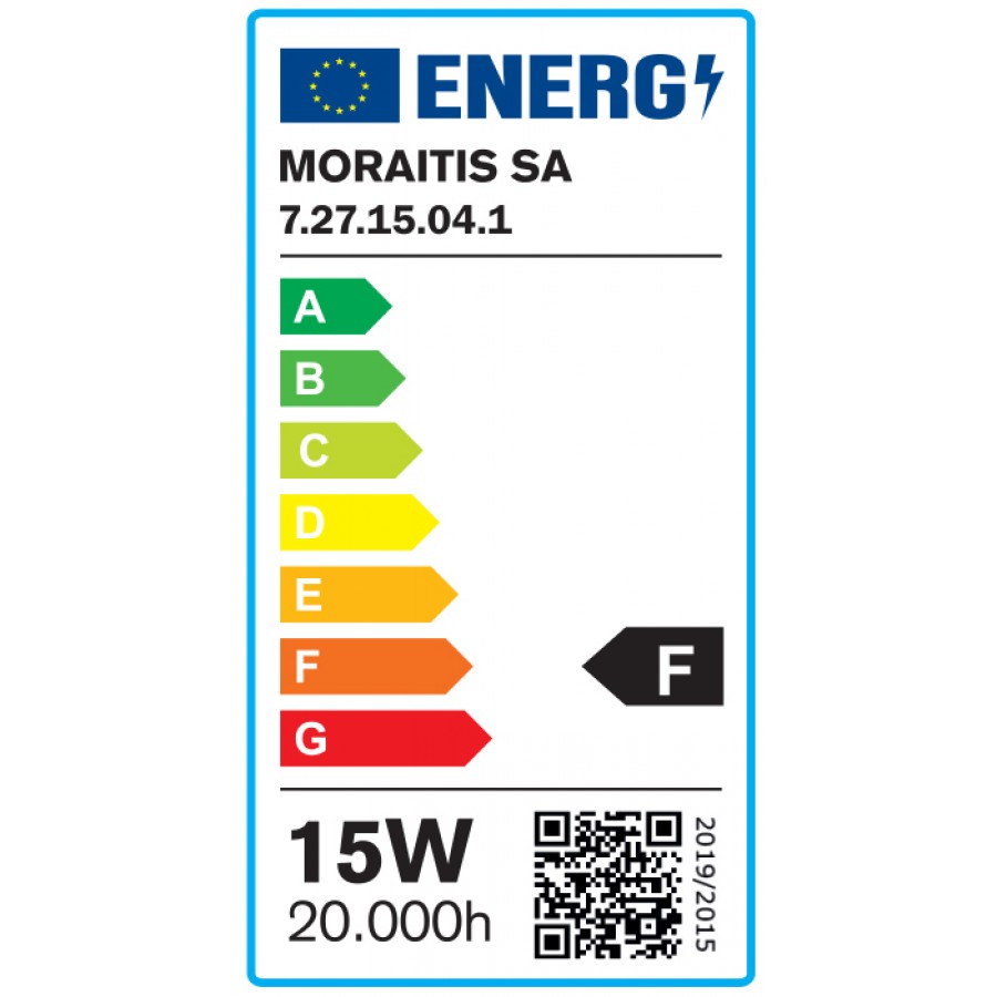 InLight E27 LED A60 15watt 3000Κ Θερμό Λευκό (7.27.15.04.1)