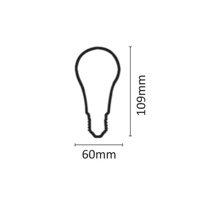 InLight E27 LED A60 15watt 3000Κ Θερμό Λευκό (7.27.15.04.1)