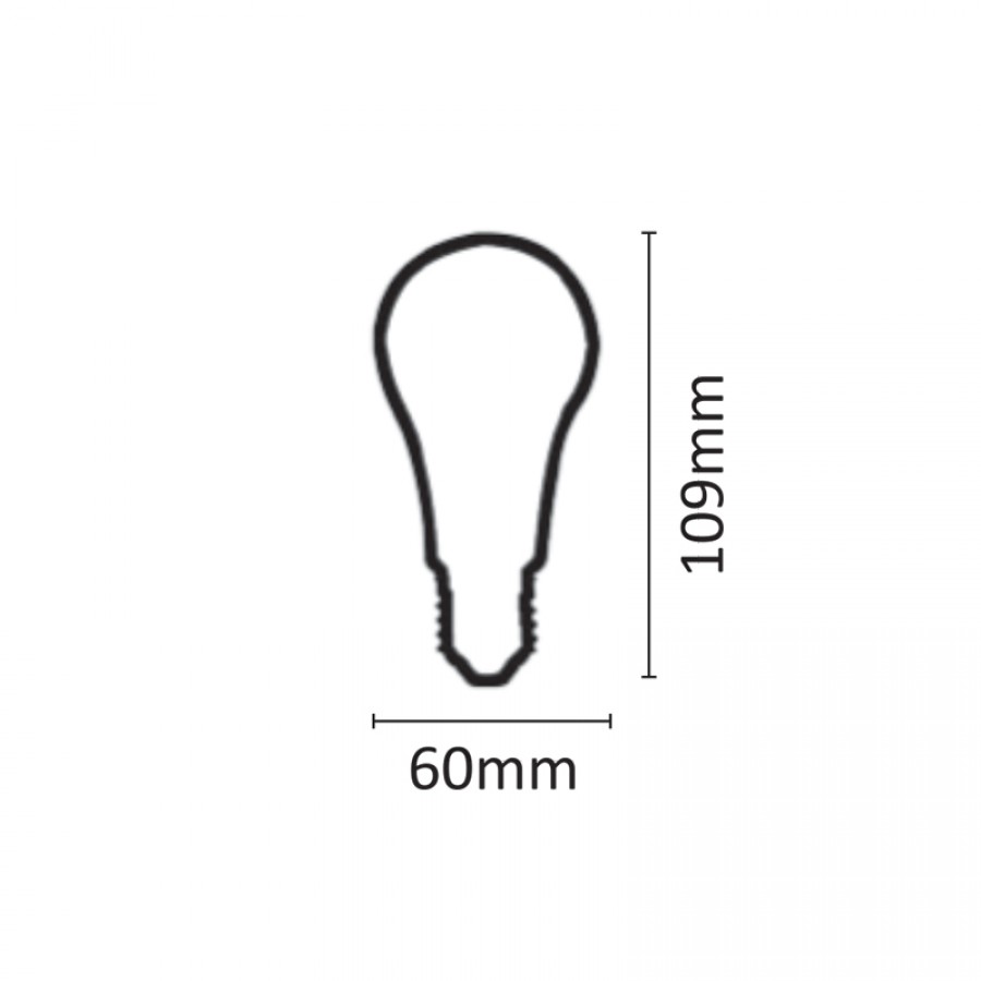 InLight E27 LED A60 15watt 3000Κ Θερμό Λευκό (7.27.15.04.1)