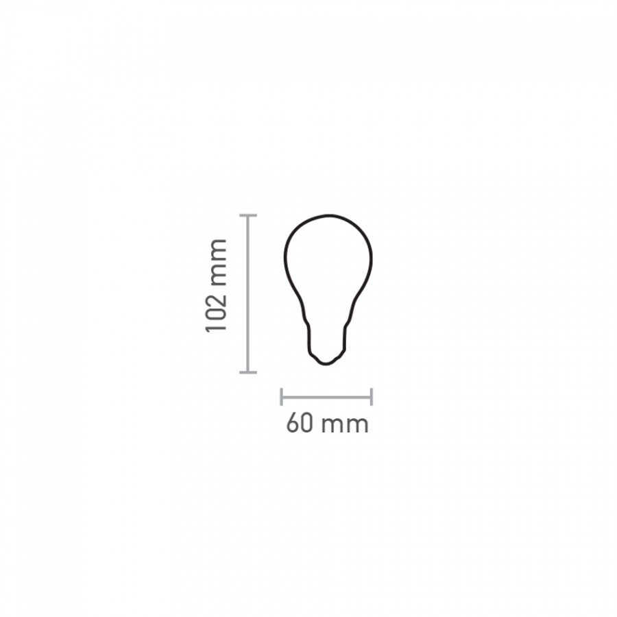 InLight E27 LED Filament A60 10watt Dimmable (7.27.10.18.1)