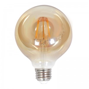 InLight Ε27 LED Filament G125 10watt με μελί κάλυμμα (7.27.10.28.1)