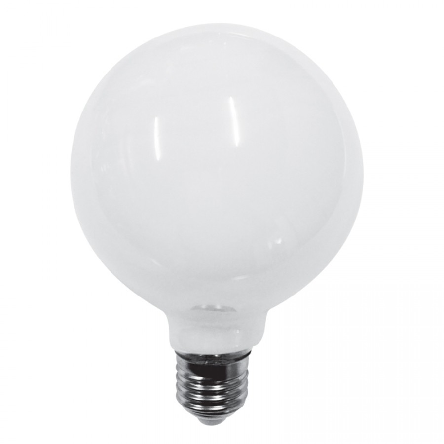 InLight Ε27 LED Filament G95 8watt με γαλακτερό κάλυμμα (7.27.08.36.1)