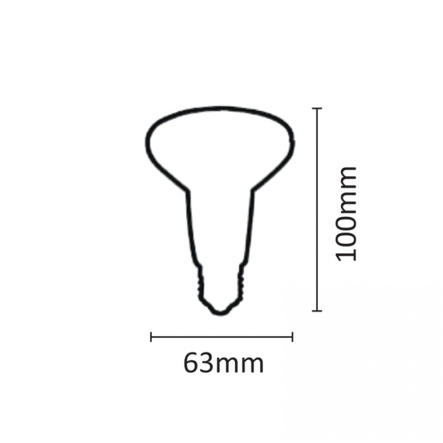 InLight E27 LED R63 8watt 3000Κ Θερμό Λευκό (7.27.08.08.1)