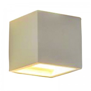 InLight Επιτοίχιο φωτιστικό λευκό από γύψο 1XG9 D:11,5cm (43414)