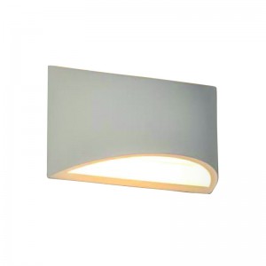 InLight Επιτοίχιο φωτιστικό λευκό από γύψο 1XG9 D:20cm (43415)