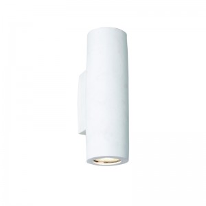 InLight Επιτοίχιο φωτιστικό λευκό από γύψο 2XGU10 D:25cm (43404)