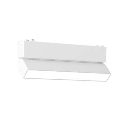 InLight Φωτιστικό LED 10W 3000K για Ultra-Thin μαγνητική ράγα σε λευκή απόχρωση D:23cmX8cm (T03401-WH)