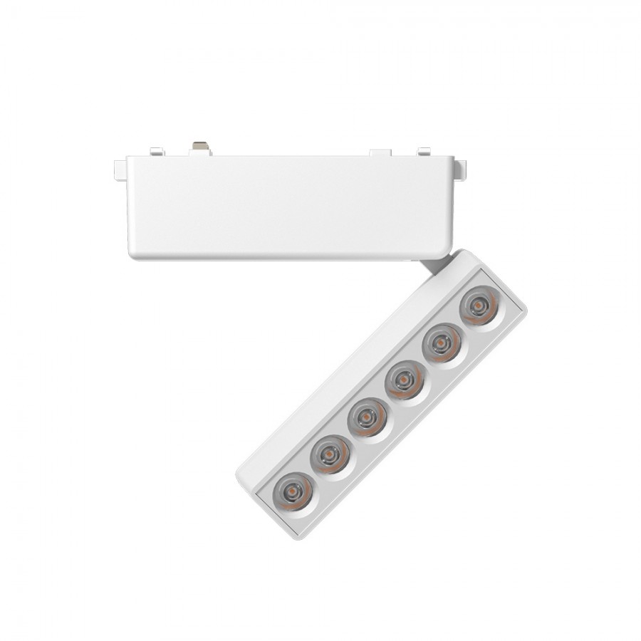 InLight Φωτιστικό LED 6W 3000K για Ultra-Thin μαγνητική ράγα σε λευκή απόχρωση D:12,2cmX8cm (T03301-WH)