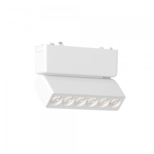 InLight Φωτιστικό LED 6W 3000K για Ultra-Thin μαγνητική ράγα σε λευκή απόχρωση D:12,2cmX8cm (T03301-WH)