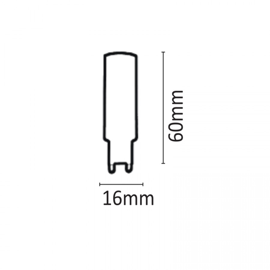InLight G9 LED 6watt 6500Κ Ψυχρό Λευκό (7.09.06.09.3)