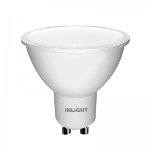 InLight GU10 LED 8watt 3000Κ Θερμό Λευκό (7.10.08.10.1)