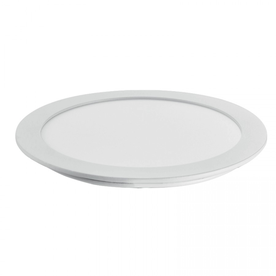 InLight LED Slim Panel 20watt Στρογγυλό 3000Κ Θερμό Λευκό D:22,5cm (2.20.02.1)