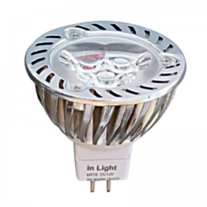 InLight MR16 3X1watt 6500Κ Ψυχρό Λευκό (7.16.03.03.3)