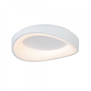 InLight Πλαφονιέρα οροφής LED 72W 3CCT από λευκό μέταλλο και ακρυλικό D:45cm (42033-White)