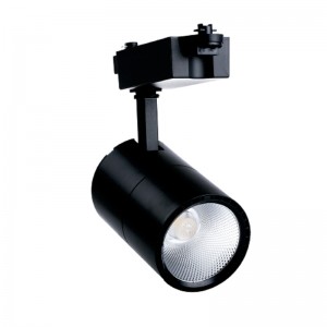 InLight Σποτ Ράγας Μαύρο LED 30W 4000K D:9,5cmX20,5cm (T00202-BL)