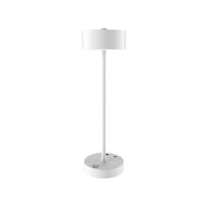 it-Lighting Crater Rechargeable LED 2W 3CCT Touch Table Lamp White D:38cmx11cm (80100120)