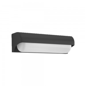it-Lighting Erie LED 10W 3000K Outdoor Wall Lamp Anthracite D:26,1cmx7cm (80203040)