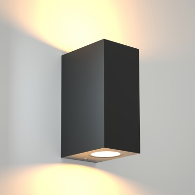 it-Lighting Havasu 2xGU10 Outdoor Up-Down Wall Lamp Anthracite D:14.7cmx9cm (80200344)