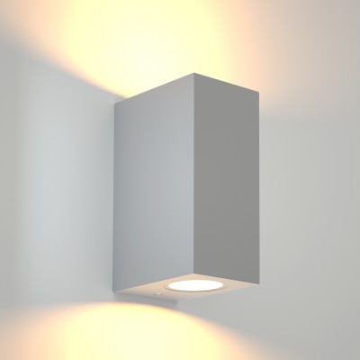 it-Lighting Havasu 2xGU10 Outdoor Up-Down Wall Lamp Grey D:14.7cmx9cm (80200334)