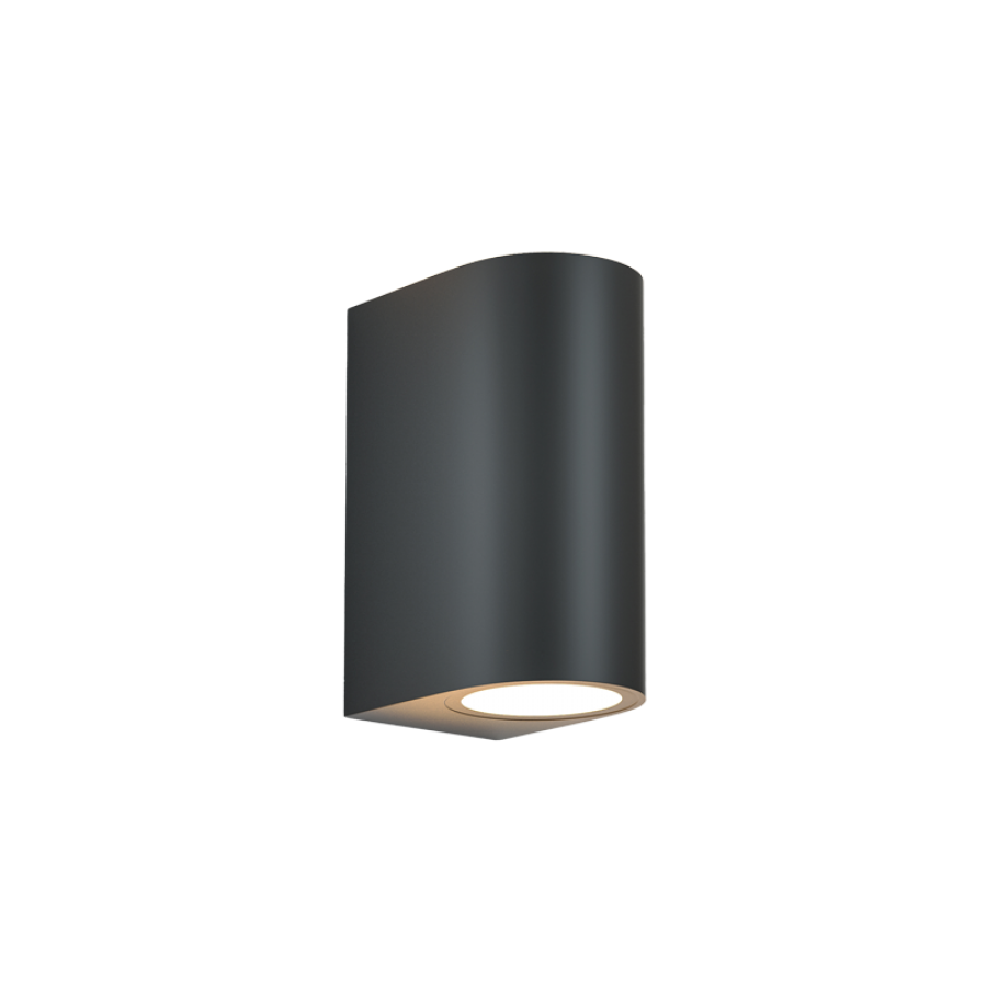it-Lighting Michigan 2xGU10 Outdoor Up-Down Wall Lamp Anthracite D:14.7cmx9cm (80200144)