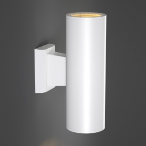 it-Lighting Winnipeg 2xΕ27 Outdoor Up-Down Wall Lamp White D:15.3cmx26cm (80203424)