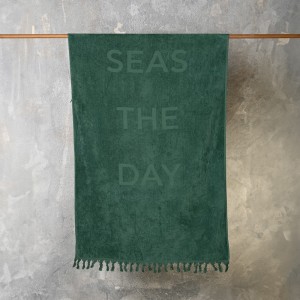 Πετσετα θαλασσησ seas the day green