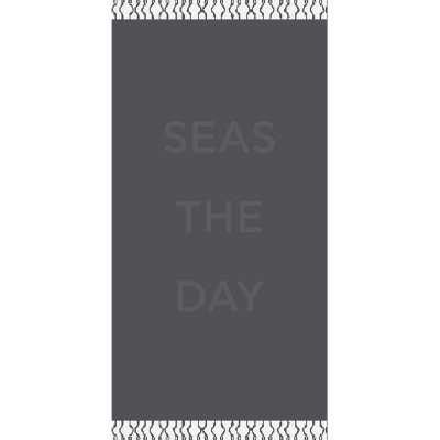 Πετσετα θαλασσησ seas the day grey