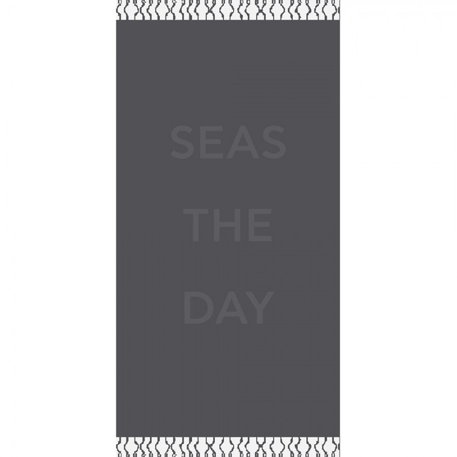 Πετσετα θαλασσησ seas the day grey