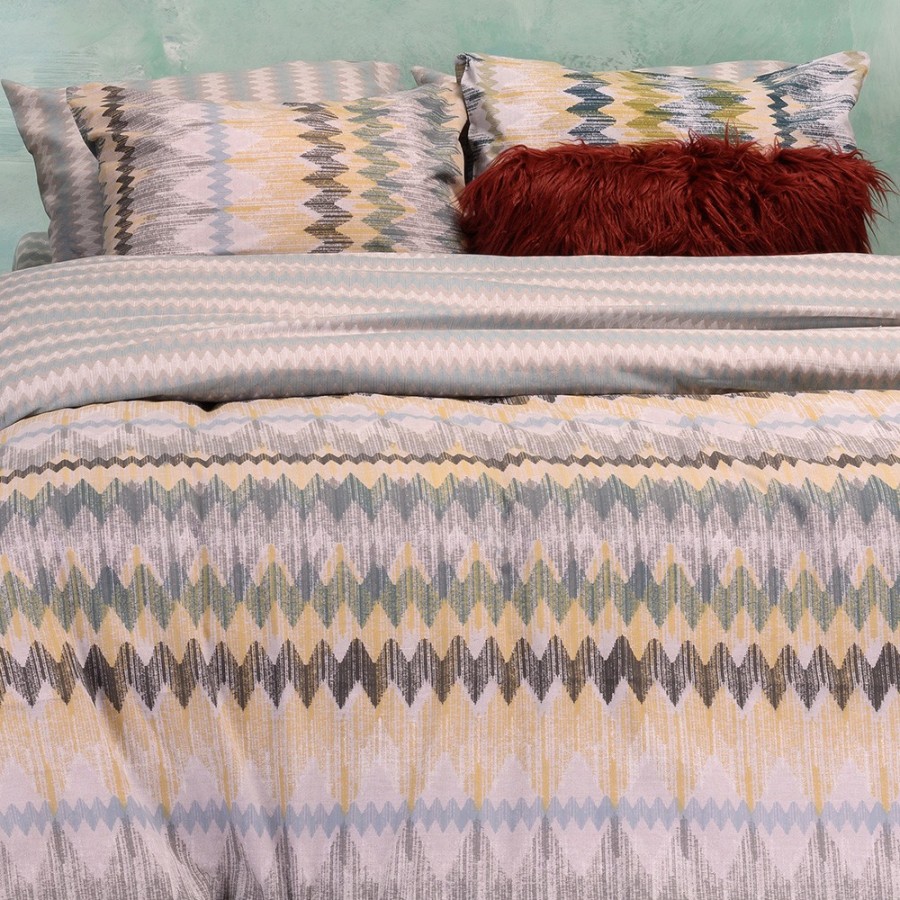 Σετ Σεντόνια King Size Με λάστιχο Anya Aqua Casual Line 180Χ200+32 Melinen