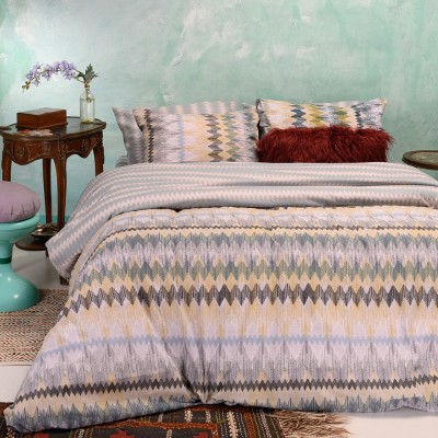 Σετ Σεντόνια King Size Με λάστιχο Anya Aqua Casual Line 180Χ200+32 Melinen