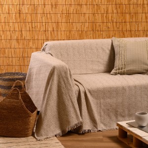 Ριχτάρι Τριθέσιου Καναπέ Beige 180X300 Melinen