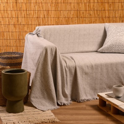 Ριχτάρι Τριθέσιου Καναπέ Light Grey 180X300 Melinen