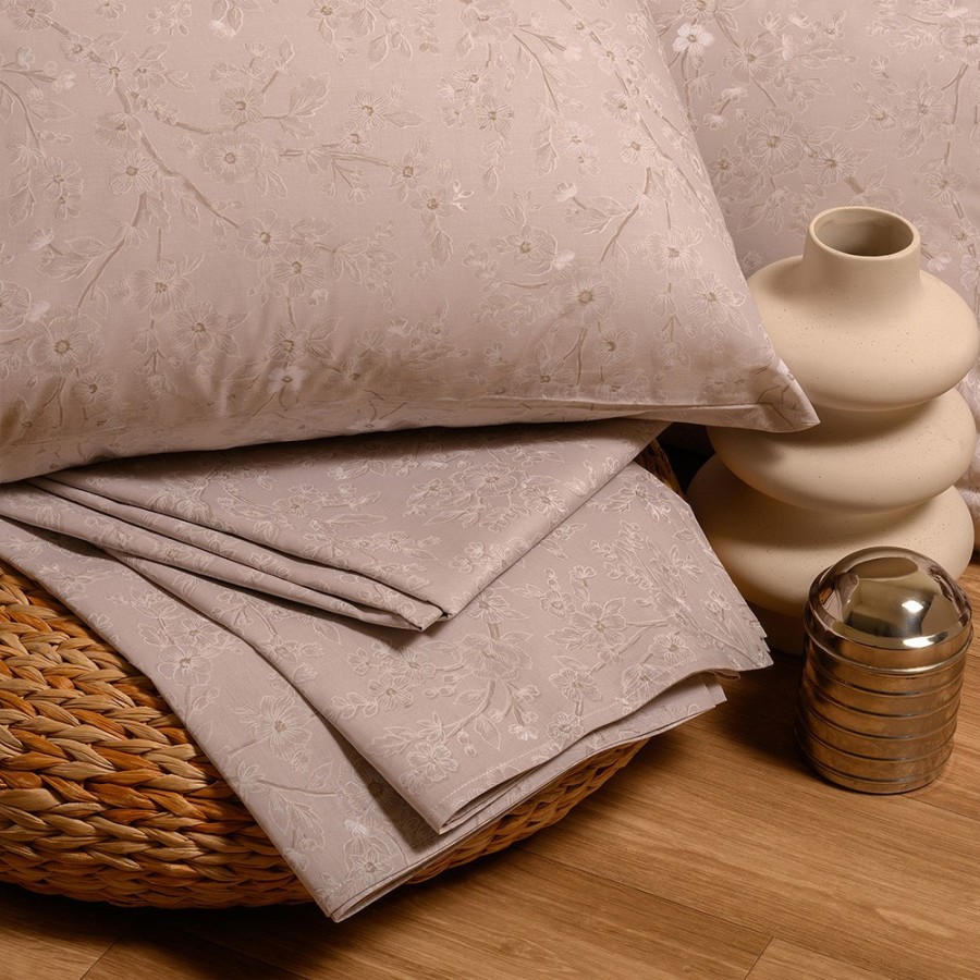 Σετ Κατωσέντονο Και Μαξιλαροθήκες King Size Με λάστιχο Amy Aqua Ultra Line 180X200+32 Melinen