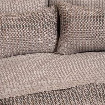 Σετ Σεντόνια Διπλά Με λάστιχο Tundra Grey Casual Line 150Χ200+32 Melinen