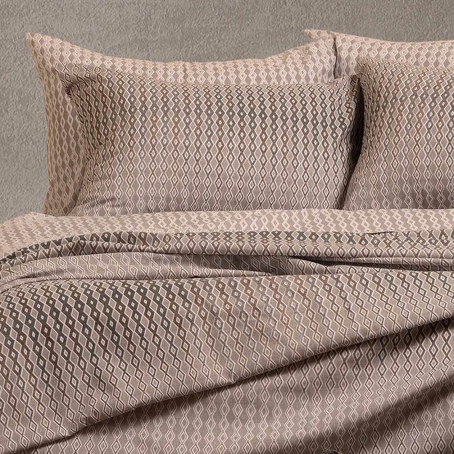 Σετ Σεντόνια Διπλά Με λάστιχο Tundra Grey Casual Line 150Χ200+32 Melinen