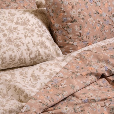 Σετ Σεντόνια King Size Amy Beige Ultra Line 260Χ270 Melinen