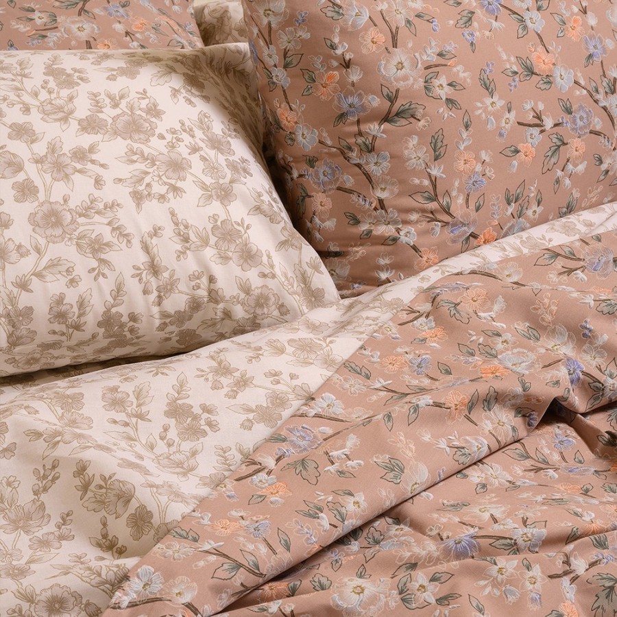 Σετ Σεντόνια King Size Amy Beige Ultra Line 260Χ270 Melinen