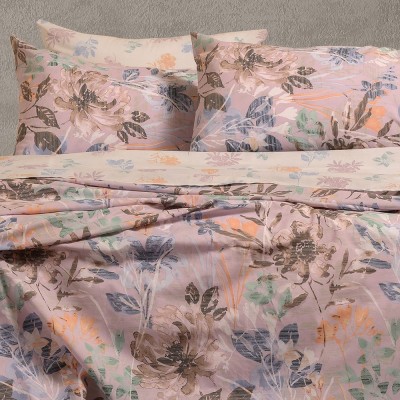 Σετ Σεντόνια King Size Elrod Lilac Casual Line 260Χ270 Melinen