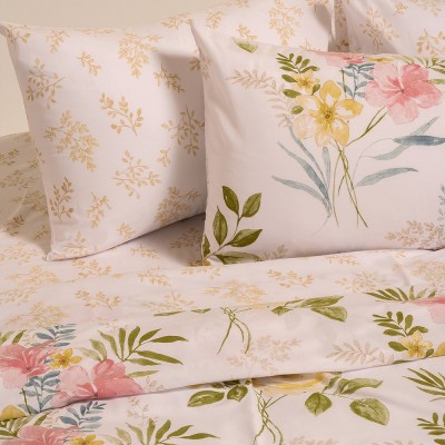 Σετ Σεντόνια King Size Sylvie Beige Casual Line 260Χ270 Melinen Σετ Σεντόνια King Size Sylvie Beige Casual Line 260Χ270 Melinen