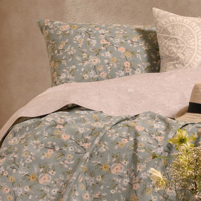 Σετ Σεντόνια Μονά Amy Aqua Ultra Line 170X270 Melinen