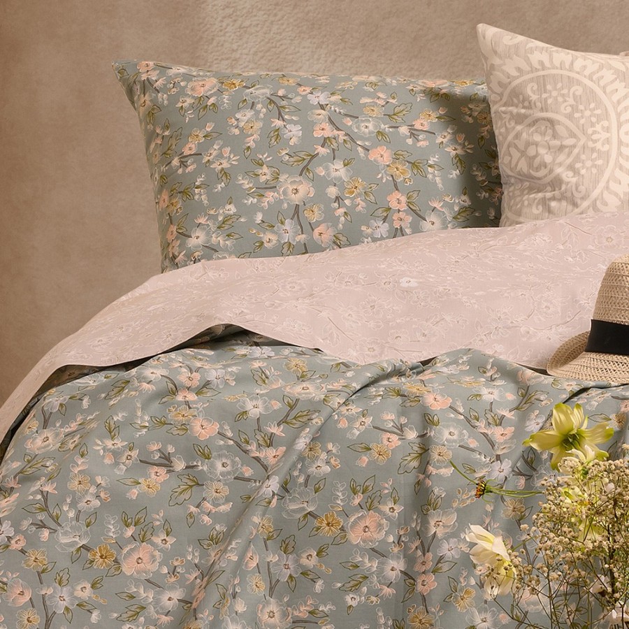 Σετ Σεντόνια Μονά Amy Aqua Ultra Line 170X270 Melinen