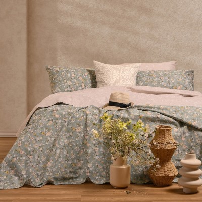 Σετ Σεντόνια Μονά Amy Aqua Ultra Line 170X270 Melinen