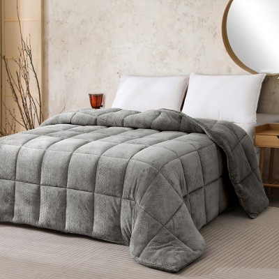 Κουβερτοπάπλωμα Υπέρδιπλο Shelby Dark Grey 220Χ240 Melinen